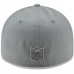 Men's Oakland Raiders New Era Storm Gray League Basic Low Profile 59FIFTY Structured Hat 2533827